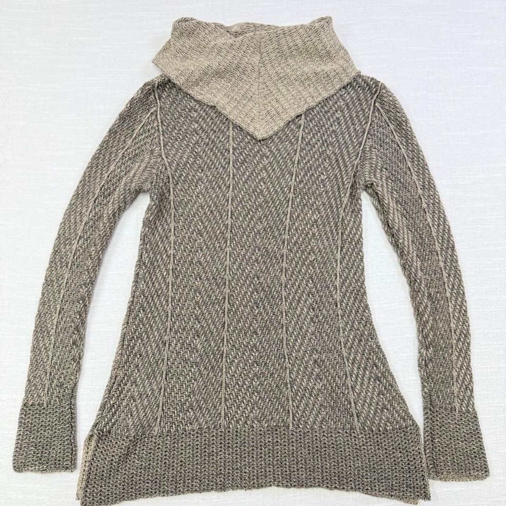 Y2K Medieval Cowl‎ Neck Sweater Fairycore Mori Kei Knit Womens S effici cotton - Picture 7 of 8